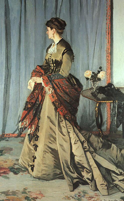 Claude Monet Madame Gaudibert oil painting image